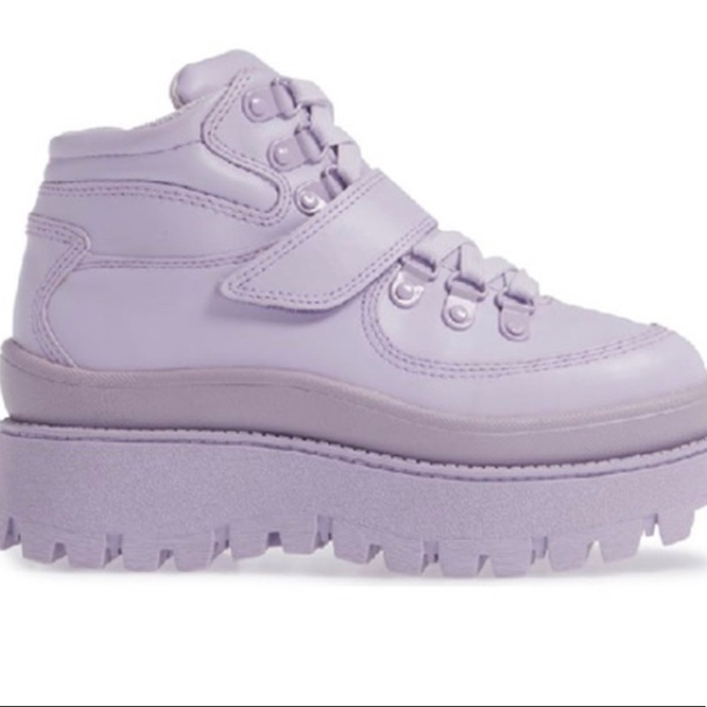 Jeffrey Campbell Lilac Top Peak Platform Sneakers